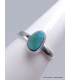 Bague argent authentique Opale Australienne taille 52 Bijoux en Opale Australienne CWA70.6