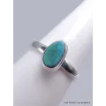 Bague argent authentique Opale Australienne taille 52 - Bijoux en Opale Australienne