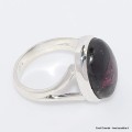 Bague en pierre Eudialyte ovale taille 59 Bagues pierres naturelles CWA71.5