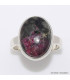 Bague en pierre Eudialyte ovale taille 59 Bagues pierres naturelles CWA71.5