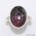 Bague en pierre Eudialyte ovale taille 59 Bagues pierres naturelles CWA71.5