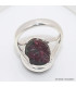 Bague en pierre Eudialyte ovale taille 59 Bagues pierres naturelles CWA71.5