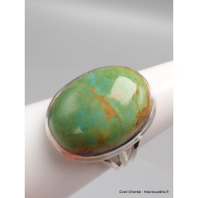 Bague Turquoise n° 8 trois anneaux taille 59 Bagues pierres naturelles YM31.5