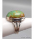 Bague Turquoise n° 8 trois anneaux taille 59 Bagues pierres naturelles YM31.5