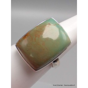 Bijou Bague Turquoise n° 8 rectangulaire taille 59 Bijoux en Turquoise YM31.6