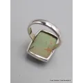 Bijou Bague Turquoise n° 8 rectangulaire taille 59 - Bagues pierres naturelles
