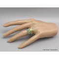 Bijou Bague Turquoise n° 8 rectangulaire taille 59 Bagues pierres naturelles YM31.6