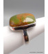 Bijou Bague Turquoise n° 8 rectangulaire taille 56 Bagues pierres naturelles YM31.7