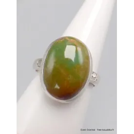 Authentique bague turquoise américaine n° 8 taille 59 - Bagues pierres naturelles