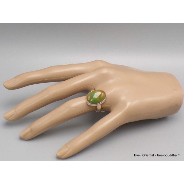 Authentique bague turquoise américaine n° 8 taille 59 Bagues pierres naturelles YM31.9