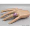 Bague Purpurite trois anneaux taille 55 Bijoux en Purpurite YM29.4
