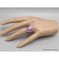 Bague Purpurite trois anneaux taille 55 - Bijoux en Purpurite