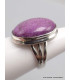 Bague Purpurite trois anneaux taille 55 Bijoux en Purpurite YM29.4
