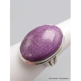 Bague Purpurite trois anneaux taille 55 - Bijoux en Purpurite