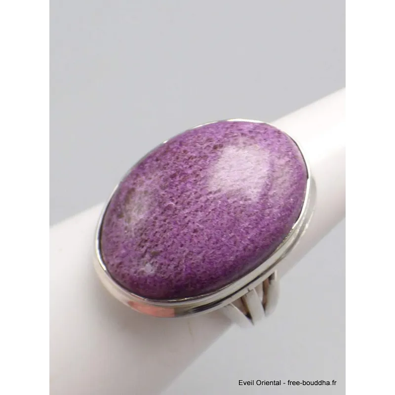 Bague Purpurite trois anneaux taille 55 - Bijoux en Purpurite