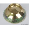Bols d'offrandes laiton émaillé vert 10 cm Bols d'offrandes bouddhistes BOLEM60