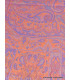 Pashmina Châle en soie de mûrier orange bleu argent Tous les pashminas CSS19