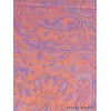 Pashmina Châle en soie de mûrier orange bleu argent Tous les pashminas CSS19