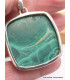 Somptueux Pendentif Malachite Chrysocolle qualité AAA Pendentifs pierres naturelles CWA74