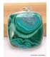 Somptueux Pendentif Malachite Chrysocolle qualité AAA Pendentifs pierres naturelles CWA74