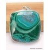 Somptueux Pendentif Malachite Chrysocolle qualité AAA Pendentifs pierres naturelles CWA74