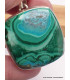 Somptueux Pendentif Malachite Chrysocolle qualité AAA Pendentifs pierres naturelles CWA74