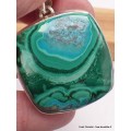 Somptueux Pendentif Malachite Chrysocolle qualité AAA Pendentifs pierres naturelles CWA74