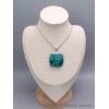 Somptueux Pendentif Malachite Chrysocolle qualité AAA Pendentifs pierres naturelles CWA74