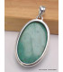 RARE Pendentif en Malachite sur Chrysocolle qualité AAA Pendentifs pierres naturelles CWA74.3