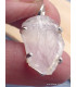 Pendentif argent Cristal Quartz Lémurien Pendentifs pierres naturelles CWA57.6