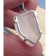 Pendentif argent Cristal Quartz Lémurien Pendentifs pierres naturelles CWA57.6