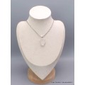Pendentif argent Cristal Quartz Lémurien Pendentifs pierres naturelles CWA57.6