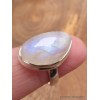Authentique bague Pierre de lune bleue grade A+++ taille 59 Bijoux en Pierre de lune CWA77.3