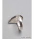 Authentique bague Pierre de lune bleue grade A+++ taille 56 Bijoux en Pierre de lune CWA77.4