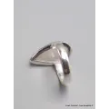 Authentique bague Pierre de lune bleue grade A+++ taille 56 - Bijoux en Pierre de lune