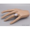 Authentique bague Pierre de lune bleue grade A+++ taille 56 Bijoux en Pierre de lune CWA77.4