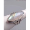 Bague en Péristérite marquise qualité AAA taille 55 Bijoux en Pierre de lune CWA77.6