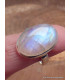 Bijou Pierre de lune bleue bague taille 61 Bijoux en Pierre de lune CWA77.11