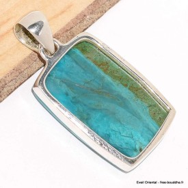 Pendentif Opale péruvienne rectangulaire Pendentifs pierres naturelles CWA78.5