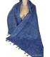 Châle laine de Yak bleu jeans Châles laine de yak CPLY65