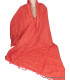 Châle laine de yach rouge orange Châles laine de yak CPLY145