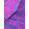 Grand châle népalais pourpre bleu 100 x 200 cm Grand Châle népalais 100 x 200 cm GCN4