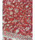 Châle népalais bordeau rouille motifs cachemire 100 x 200 cm Grand Châle népalais 100 x 200 cm GSS4