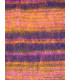 Grand châle laine de yak violet orange rose 100 x 200 cm Grand Châle népalais 100 x 200 cm GCN9