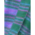 Etole laine verte rose femme ou homme 100 x 200 cm - Châle de méditation 100 x 200 cm