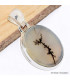 Pendentif Agate Scénique blanche noire-bt Bijoux en Agate Scenic CWA85