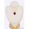 Petit Pendentif Agate Seam semi-oval Bijoux en Agate Seam du Maroc CWA86.4