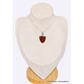 Petit Pendentif Agate Seam semi-oval Bijoux en Agate Seam du Maroc CWA86.4