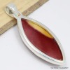 Bijou Jaspe Mokaïte pendentif marquise Pendentifs pierres naturelles CWA87