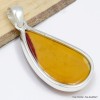 Pendentif Jaspe Mokaïte forme larme Pendentifs pierres naturelles CWA87.2